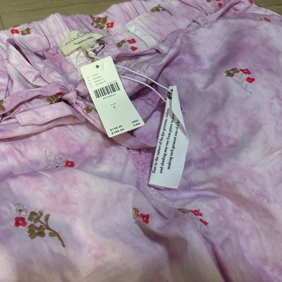 NWT Anthropologie Pilcro Ditsy Tie-Dye Parachute Pants - Picture 4 of 4